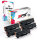 Druckerpapier A4 + 5x Multipack Set Kompatibel für HP LaserJet P 1505 (CB436A/36A) Toner-Kartusche Schwarz 2XL 3000 Seiten