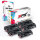 Druckerpapier A4 + 5x Multipack Set Kompatibel für HP LaserJet P 2053 X (CE505A/05A) Toner-Kartusche Schwarz XL 3500 Seiten