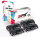 Druckerpapier A4 + 4x Multipack Set Kompatibel für HP Laserjet Pro 400 M 401 N (CF280A/80A) Toner-Kartusche Schwarz XL 4600 Seiten