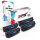 Druckerpapier A4 + 4x Multipack Set Kompatibel für HP Laserjet M 1319 F MFP (Q2612A/12A) Toner-Kartusche Schwarz XL 3000 Seiten