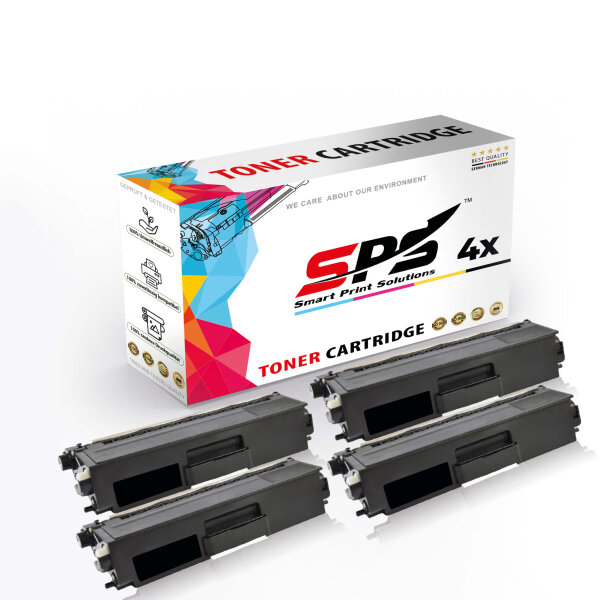 Druckerpapier A4 + 4x Multipack Set Kompatibel für Brother MFC-9460 N (TN-325C) Toner-Kit Cyan 2XL 3.500 Seiten