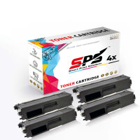 Druckerpapier A4 + 4x Multipack Set Kompatibel f&uuml;r Brother MFC-9460 N (TN-325C) Toner-Kit Cyan 2XL 3.500 Seiten