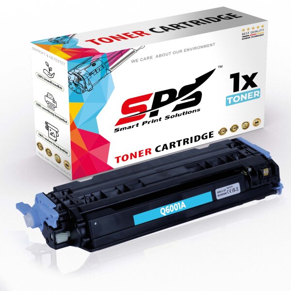 Kompatibel für HP Color Laserjet 1600 N (Q6001A/124A) Toner-Kartusche Cyan