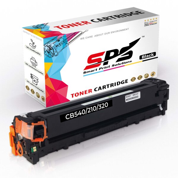 Kompatibel für HP Color Laserjet CP 1215 N (CB540A/125A) Toner-Kartusche Schwarz
