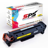 Kompatibel f&uuml;r HP Color Laserjet CP 2025 FXI (CC532A/304A) Toner-Kartusche Gelb