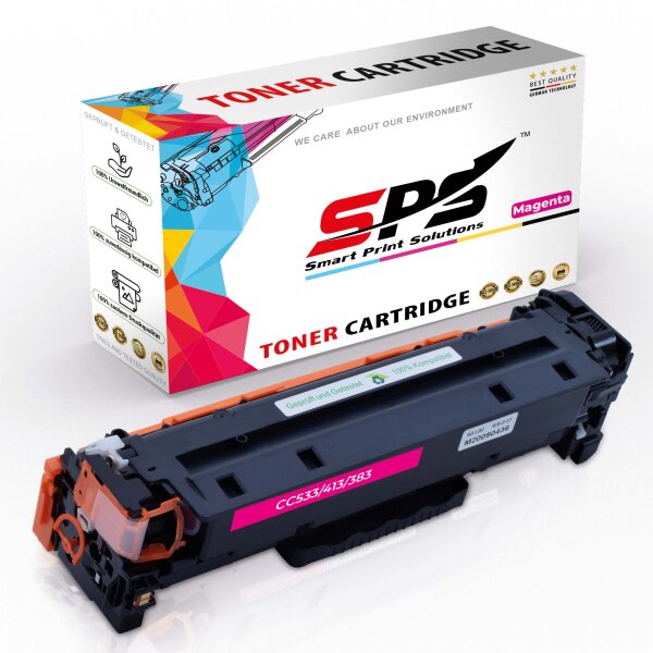 Kompatibel für HP Color LaserJet CP 2025 DN (CC533A/304A) Toner-Kartusche Magenta