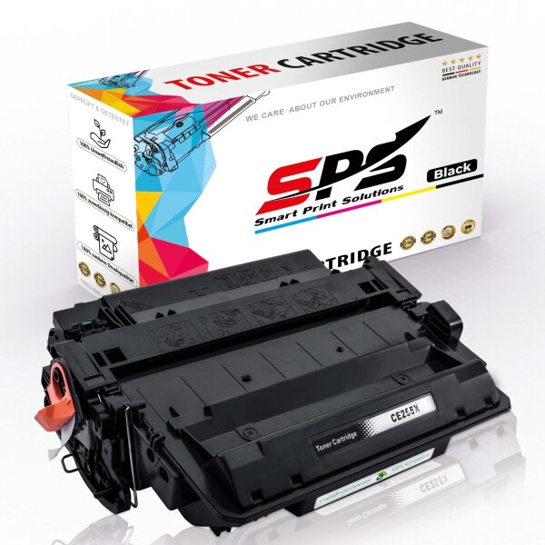 Druckerpapier A4 + 4x Multipack Set Kompatibel für HP LaserJet Enterprise P 3015 (CE255X/55X) Toner Schwarz