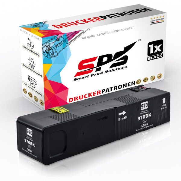 Kompatibel für HP OfficeJet Pro X 476 dw (CN625AE/970XL) Tintenpatrone Schwarz