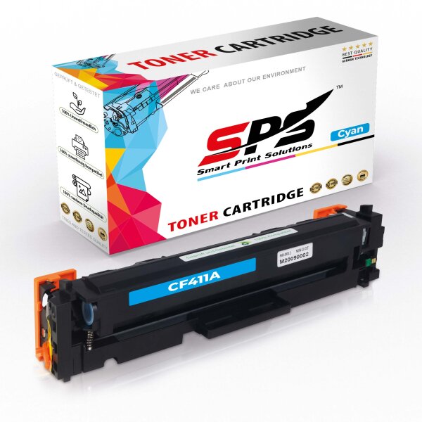 Kompatibel für HP Color LaserJet Pro M 452 nw (CF411A/410A) Toner-Kartusche Cyan