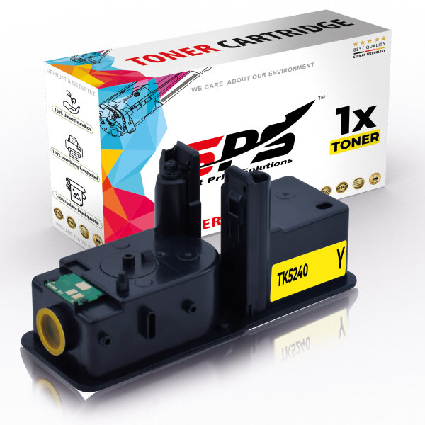 Kompatibel für Kyocera Ecosys M 5526 (1T02R7ANL0/TK-5240Y) Toner-Kit Gelb