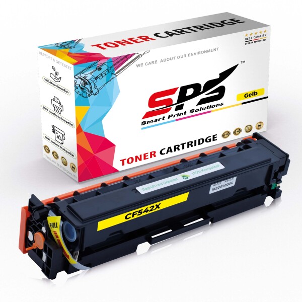 Kompatibel für HP Color LaserJet Pro MFP M 281 fdn (CF542X/203X) Toner-Kartusche Gelb