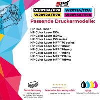 Kompatibel f&uuml;r HP Color Laser MFP 178FWG / W2071A / 117A Toner Cyan