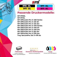 Kompatibel für HP Officejet Pro X476 / CN627AE / 971XL Druckerpatrone Magenta