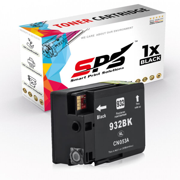 Kompatibel für HP Officejet 6600E / CN053AE / 932XL Druckerpatrone Schwarz