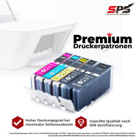 10er Multipack Set kompatibel für Canon Pixma TS5052 Druckerpatronen PGI-571 CLI-571 XL