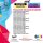 10er Multipack Set kompatibel für Canon Pixma TS5052 Druckerpatronen PGI-571 CLI-571 XL