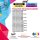 10er Multipack Set kompatibel für Canon Pixma MG5655 Druckerpatronen PGI-550 CLI-551 XL