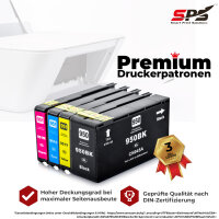 10er Multipack Set kompatibel für HP Officejet Pro 8660 Druckerpatronen 950XL 951XL
