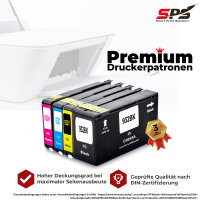 10er Multipack Set kompatibel für HP Officejet 7110 Wide Druckerpatronen 932XL 933XLL