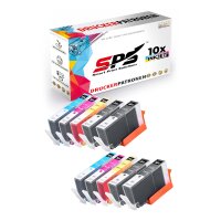 10er Multipack Set kompatibel für HP Photosmart Plus B209A Druckerpatronen 364XL