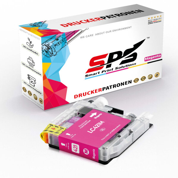Kompatibel für Brother DCP-J 1050 (LC-421M) Tintenpatrone Magenta