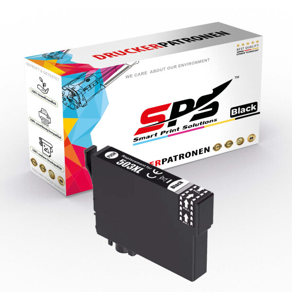 Kompatibel für Epson WF 2965 DWF (503XL/C13T09R14010) Tintenpatrone Schwarz