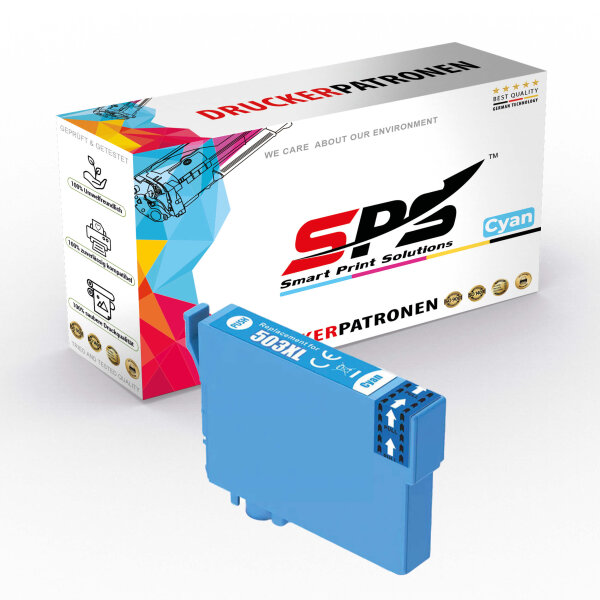 Kompatibel für Epson WF 2960 DWF (503XL/C13T09R24010) Tintenpatrone Cyan