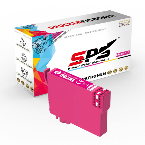 Kompatibel für Epson WF 2965 DWF (503XL/C13T09R34010) Tintenpatrone Magenta
