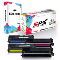 Druckerpapier A4 + 4x Multipack Set Kompatibel f&uuml;r Brother HL-L 8360 CDW (TN-423C, TN-423M, TN-423Y, TN-423BK) Toner