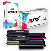 Druckerpapier A4 + 4x Multipack Set Kompatibel f&uuml;r Brother MFC-L 8690 CDW (TN-423C, TN-423M, TN-423Y, TN-423BK) Toner