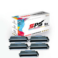 Druckerpapier A4 + 5x Multipack Set Kompatibel für Brother Fax 2950 (TN-2220) Toner-Kit Schwarz