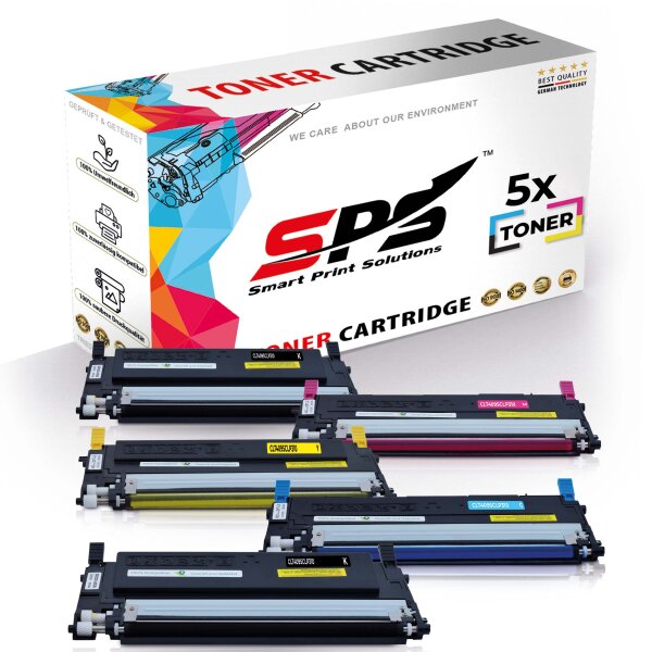 5x Multipack Set Kompatibel für Samsung CLP 315  (CLT-C409S, CLT-M409S, CLT-Y409S, CLT-K409S) Toner