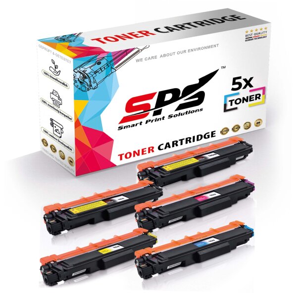 5x Multipack Set Kompatibel für Brother DCP-L 3550 CDW (TN-243C, TN-243M, TN-243Y, TN-243BK) Toner