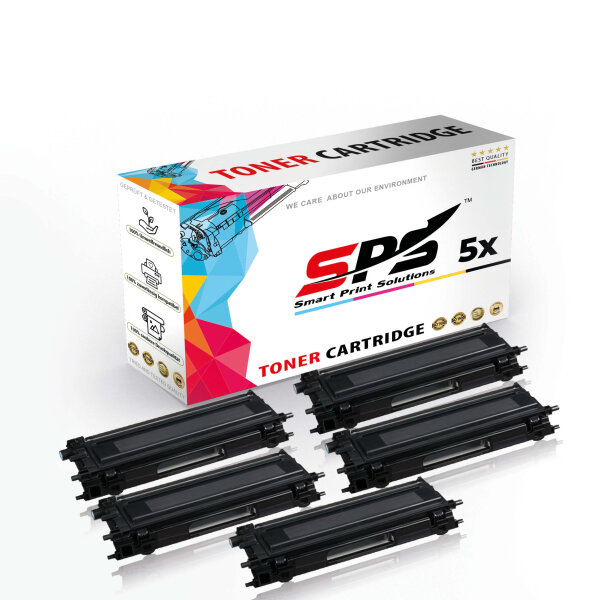 5x Multipack Set Kompatibel für Brother HL 4050 CDW Toner (TN-130BK, TN-130C, TN-130M, TN-130Y)