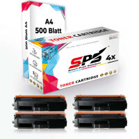 Druckerpapier A4 + 4x Multipack Set Kompatibel f&uuml;r Brother HL-L 8250 CDN Toner (TN-326BK, TN-326C, TN-326M, TN-326Y)