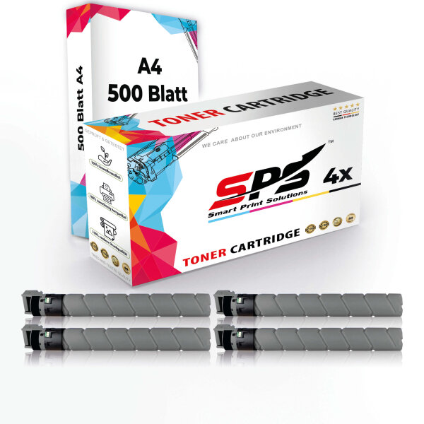 Druckerpapier A4 + 4x Multipack Set Kompatibel für Brother DCP-9270 Toner (TN-328BK, TN-328C, TN-328M, TN-328Y)