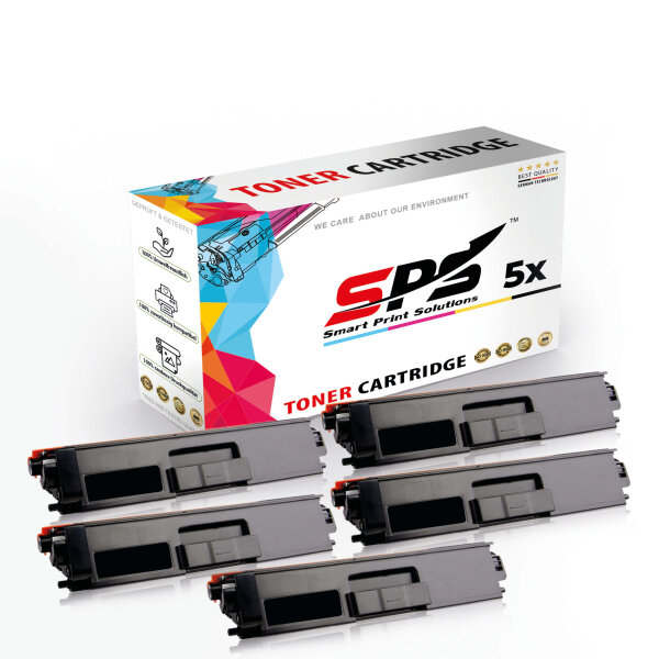5x Multipack Set Kompatibel für Brother DCP-L 8410 Toner (TN-421BK, TN-421C, TN-421M, TN-421Y)