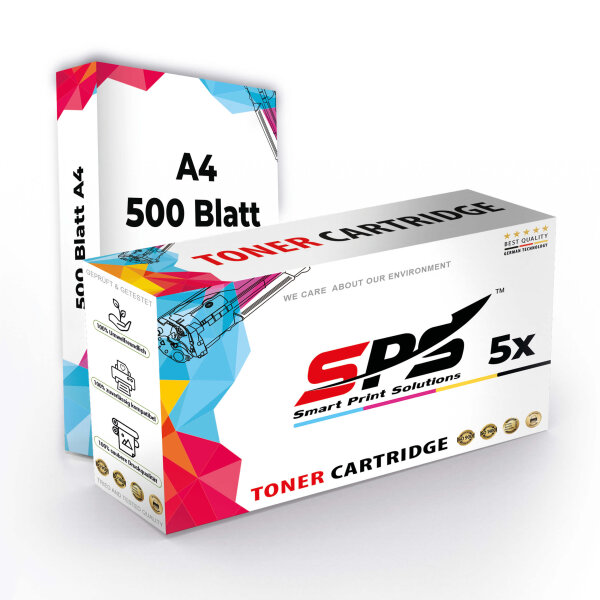 Druckerpapier A4  +  5x Multipack Set Kompatibel für Xerox Workcentre 7242 V/Spex  Toner (006R01271/6R1271)