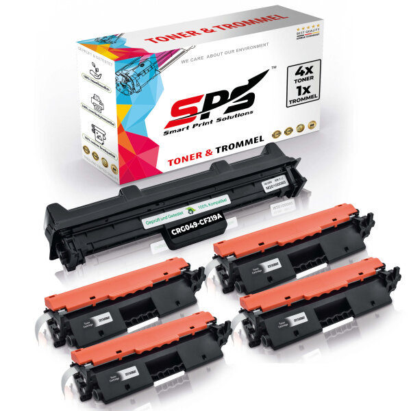 4x Toner + Trommel Multipack Set Kompatibel für Canon I-Sensys MF 112 WF  (2165C001 49, 2164C002 47)