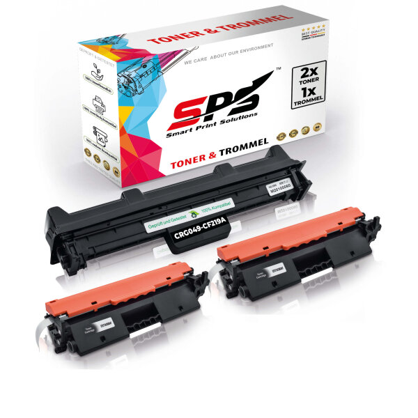 2x Toner + Trommel Multipack Set Kompatibel für HP LaserJet Pro M 102 a (CF219A, 17A CF217A)