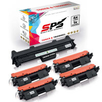 4x Toner + Trommel Multipack Set Kompatibel f&uuml;r HP LaserJet Pro M 130 nw (CF219A, 17A CF217A)