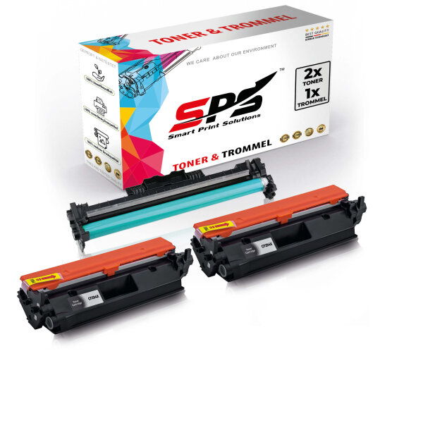 Druckerpapier A4 + 5x Multipack Set Kompatibel für HP LaserJet Pro MFP M 227 Series (CF230A/30A) Toner Schwarz