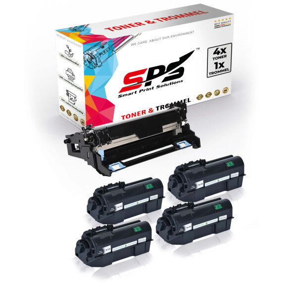 4x Toner + Trommel Multipack Set Kompatibel für Kyocera Ecosys P 2040  (DK-1150, TK-1160)