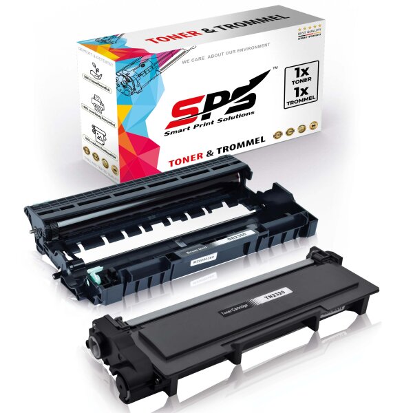 1x Toner + Trommel Multipack Set Kompatibel für Brother DCP-L 2560 CDW (DR-2300, TN-2320)