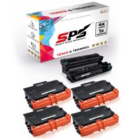 4x Toner + Trommel Multipack Set Kompatibel f&uuml;r Brother HL-L 6450 DW (DR-3400, TN-3430)