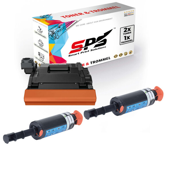2x Toner + Trommel Multipack Set Kompatibel für HP NS Laser MFP 1202  (144A W1144A, 143A W1143A)