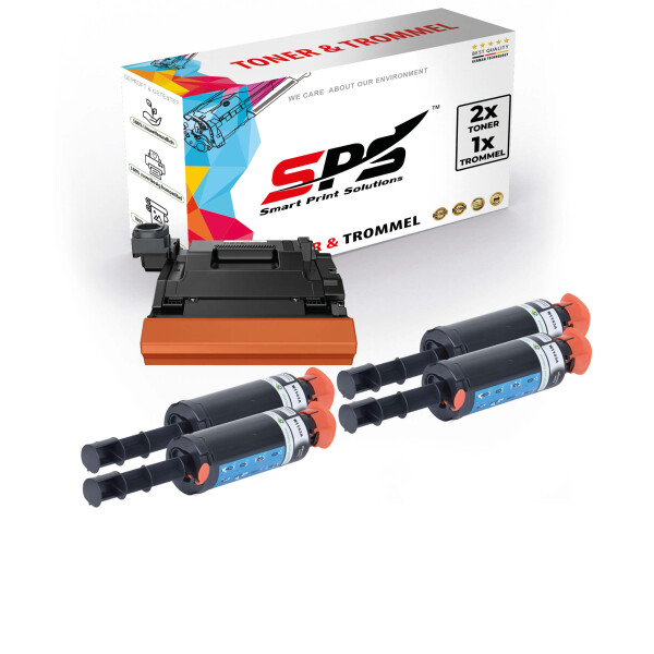 2x Toner + Trommel Multipack Set Kompatibel für HP NS Laser 1001  (144A W1144A, 143A W1143AD)