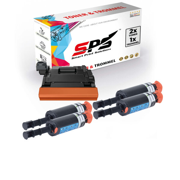 2x Toner + Trommel Multipack Set Kompatibel für HP NS Laser MFP 1202  (144A W1144A, 143A W1143AD)
