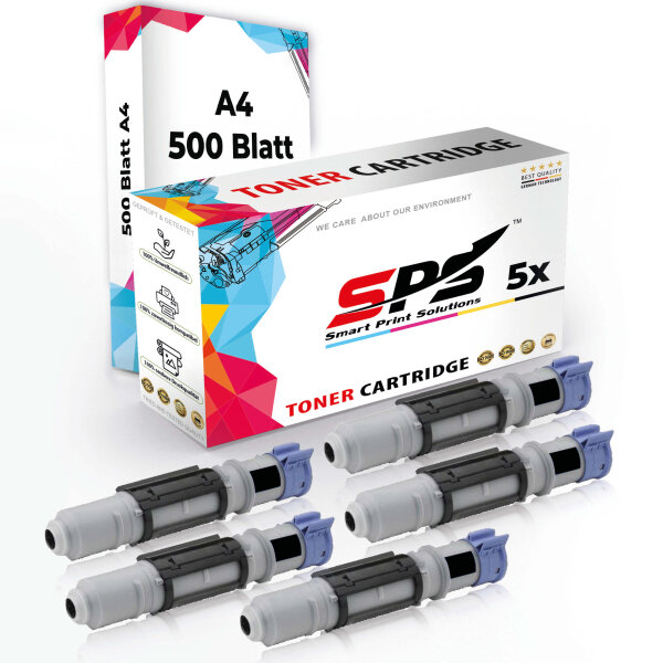 Druckerpapier A4  +  5x Multipack Set Kompatibel für Brother HL 730 Laseras Plus  Toner (TN-200)