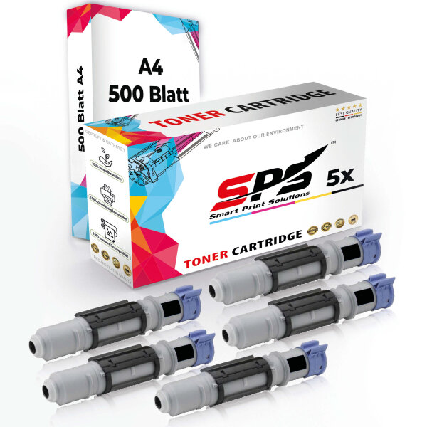 Druckerpapier A4  +  5x Multipack Set Kompatibel für Brother MFC-6550 Plus  Toner (TN-200)
